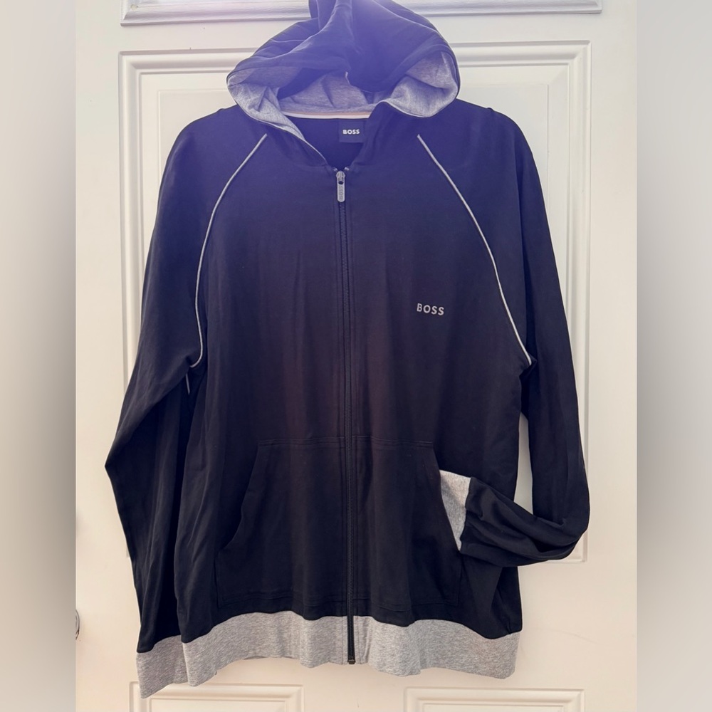 BOSS Zip-Up Hoodie Track Jacket